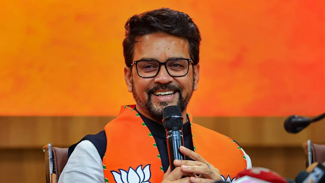  Former sports minister Anurag Singh Thakur 